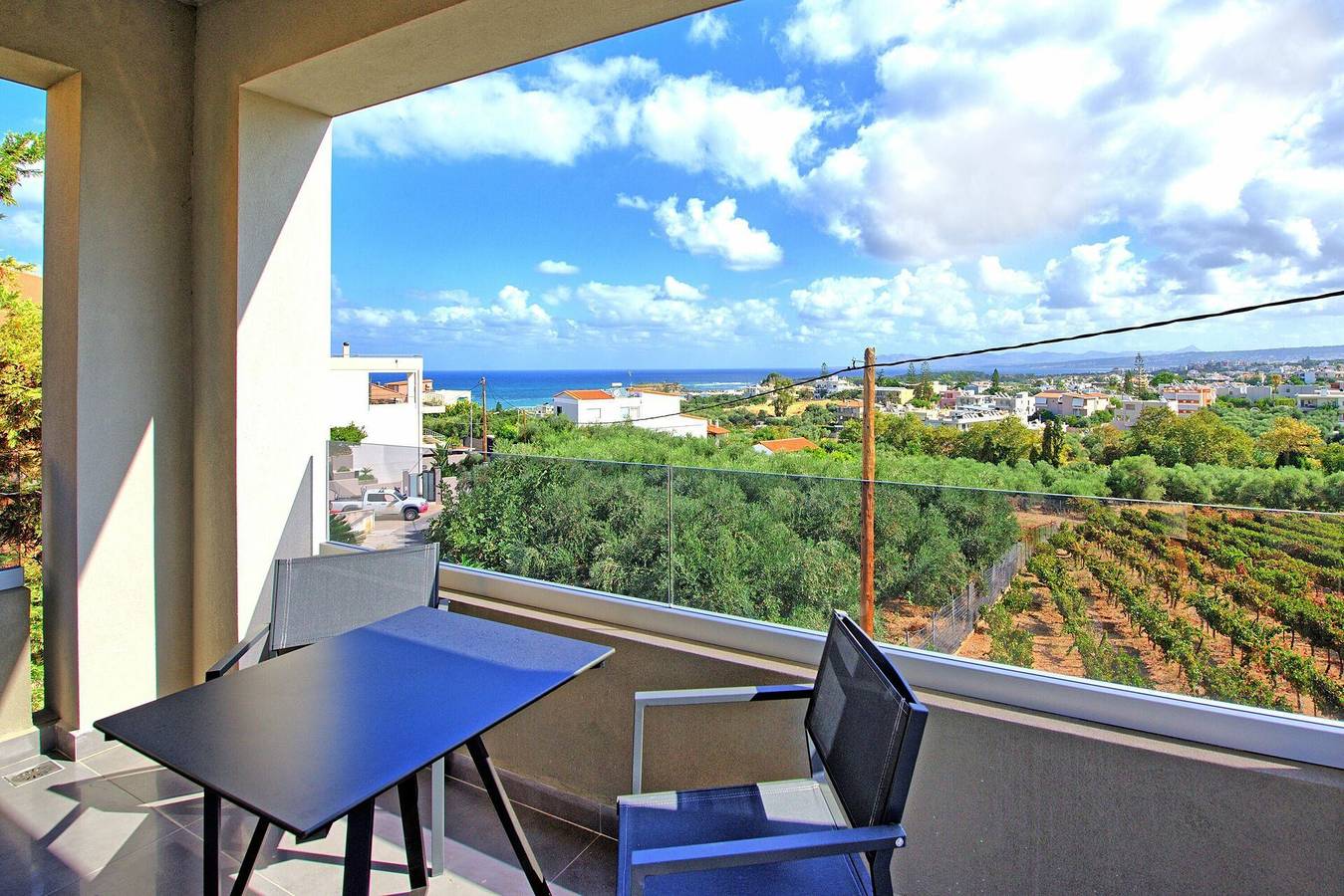 Villa für 5 Personen mit Balkon in Agioi Apostoli, Chania und Umgebung