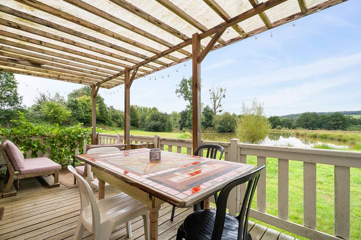 Chalet für 4 Personen, mit Sauna und Garten sowie Seeblick in Frankreich - 3