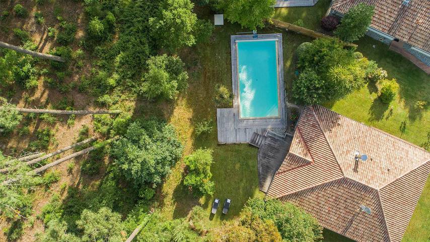 Villa pour 6 personnes, avec terrasse ainsi que piscine et jardin, animaux acceptés à Moliets-et-Maa - 3