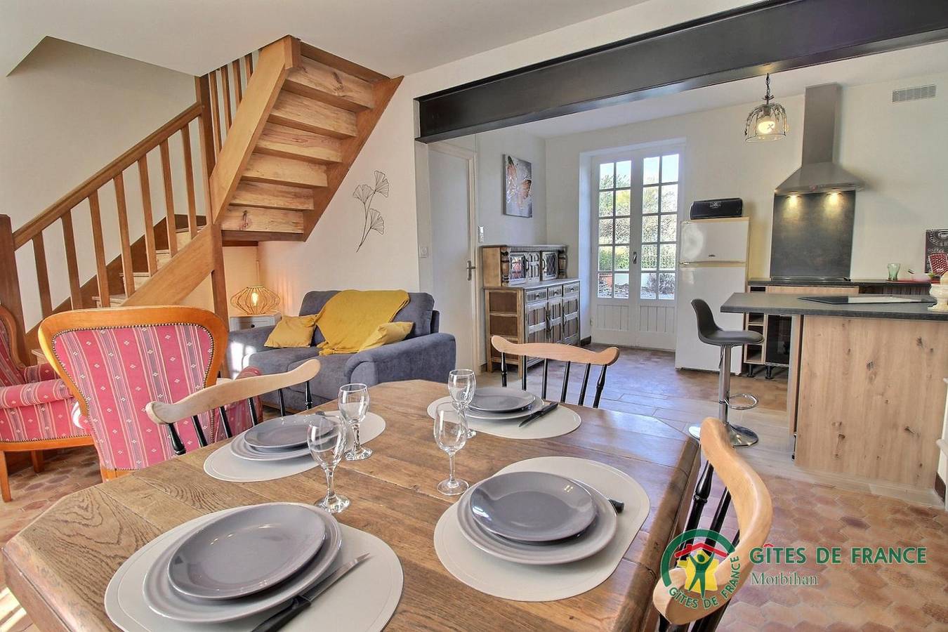 Hortensia in Crach, Côte des Mégalithes