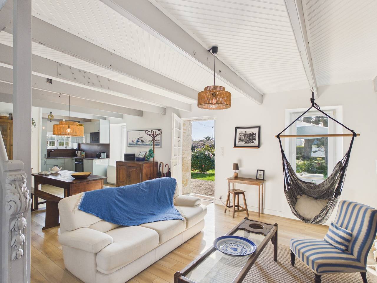 50 m de la plage - Maison pour 6 avec jardin in Treffiagat, Quimper region