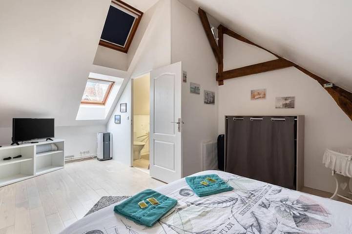 Maison de vacances pour 6 personnes, avec piscine et jardin à Mosnes