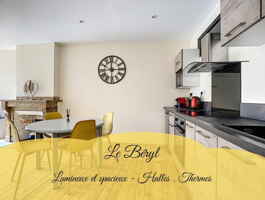 Appartement entier, [L'Abbat-Jour] Le Béryl • Plein Sud • Thermes in Bagnères-de-Bigorre, Hautes-Pyrénées