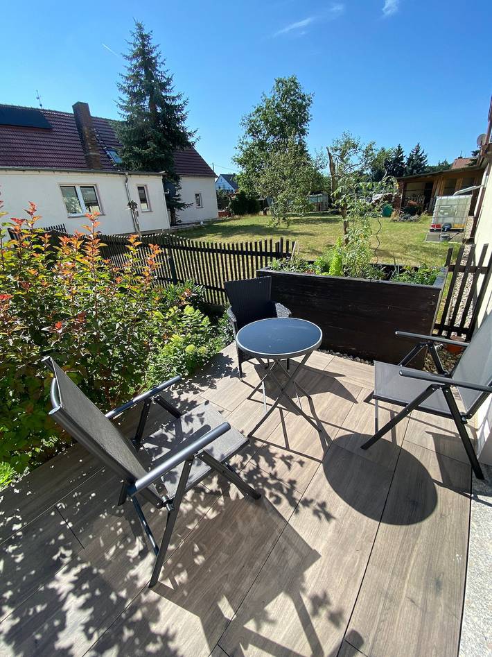 Ferienwohnung für 3 Personen, mit Garten in Elster & Umgebung