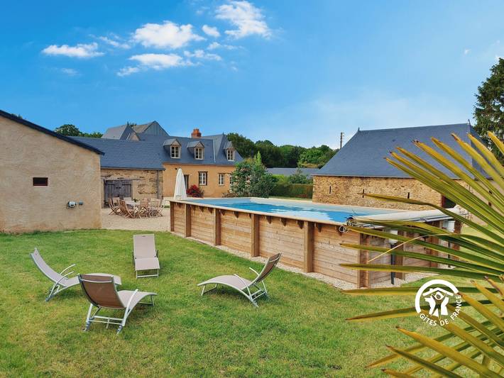 Le Plessis aux Oiseaux: Maison d'Exception pour 14 pers. in Château-Gontier-sur-Mayenne, Mayenne