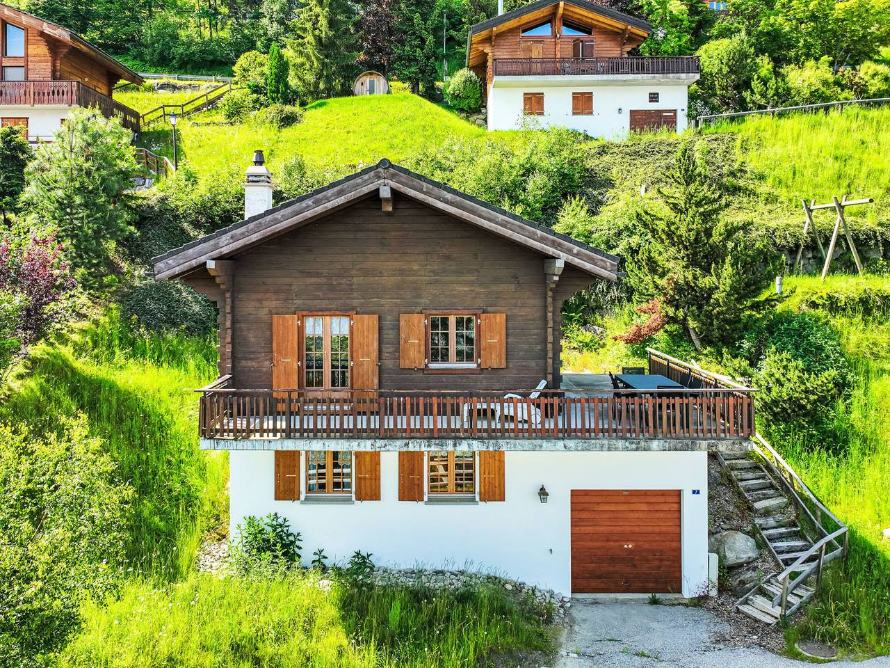 Anusach in Nendaz, Walliser Alpen