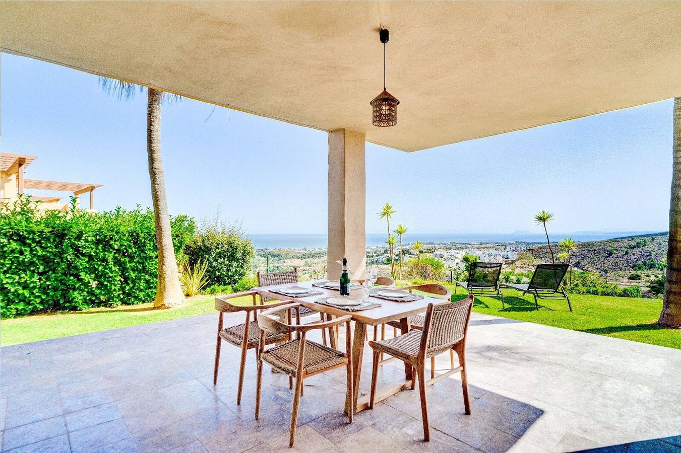 Geheel appartement, Appartement "Hacienda Senorio Cifuentes" met Zeezicht, Gedeeld Zwembad & Wi-Fi in Paraiso Park, Benahavís