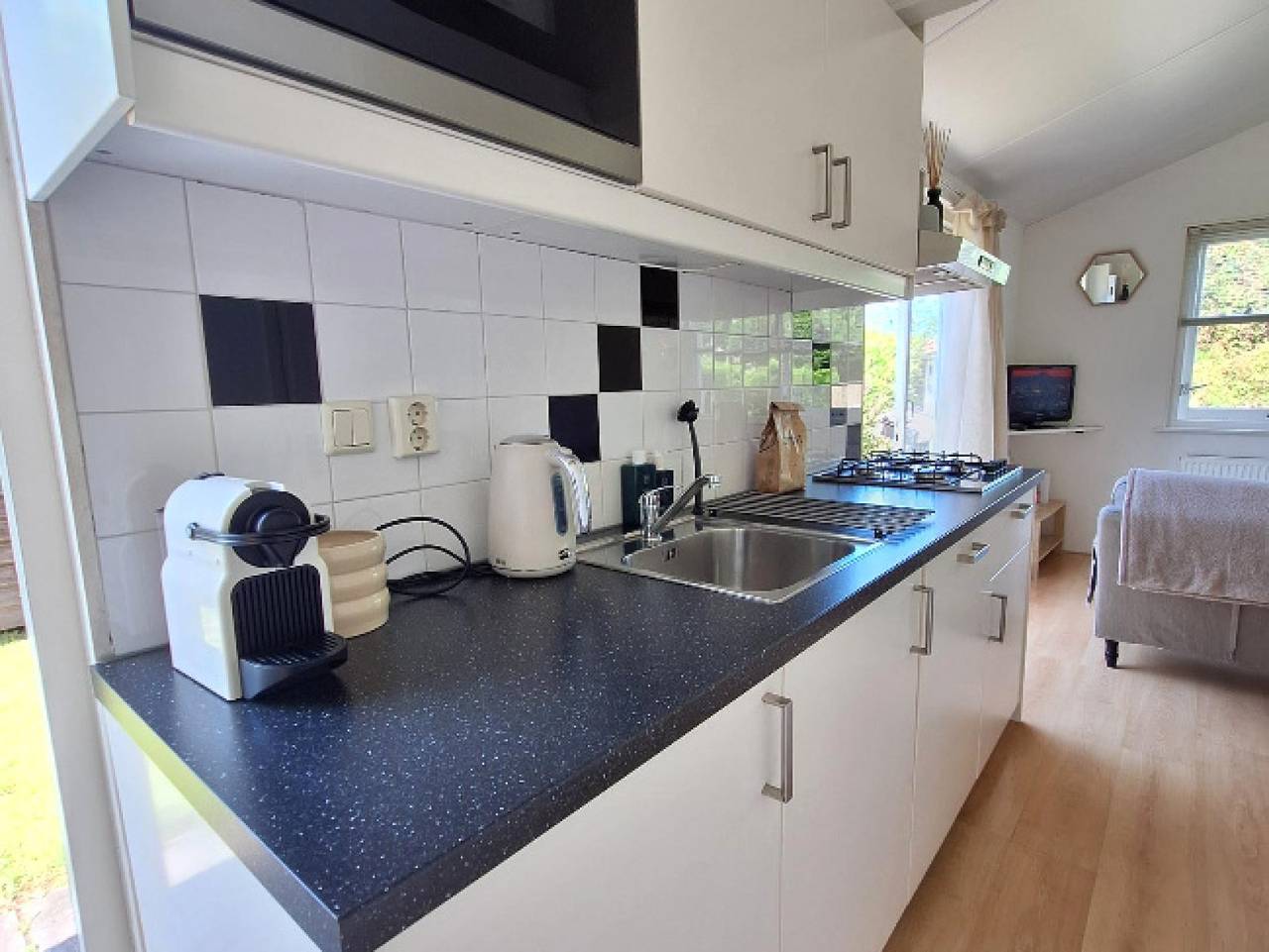 Gemütlicher 4 Personen Bungalow mit umzäuntem Garten und Chromecast im Park Nähe Schoorl in Noord-Holland - Nordseeküste