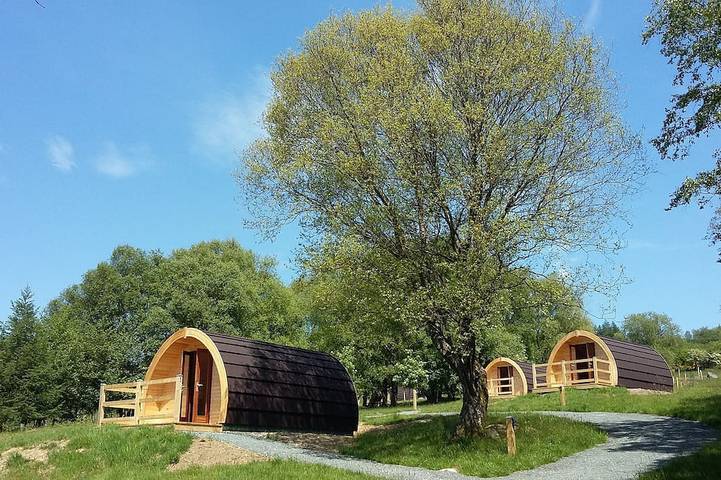 Log cabin for 3 people in Ireland