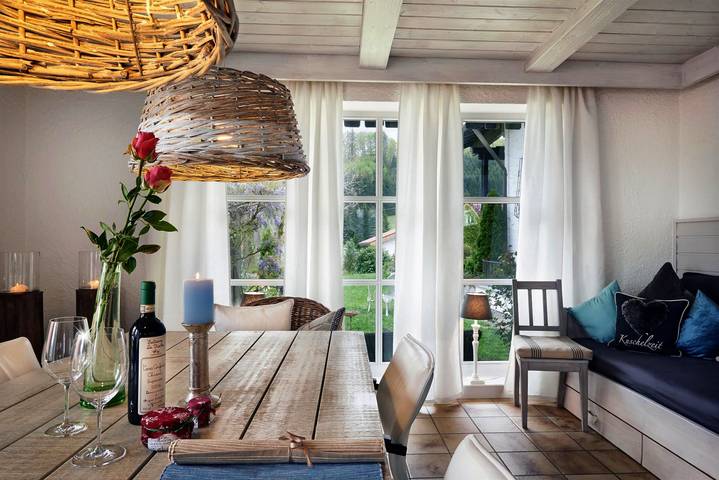 Ferienwohnung für 4 Personen, mit Balkon und Terrasse sowie Garten in Blaichach