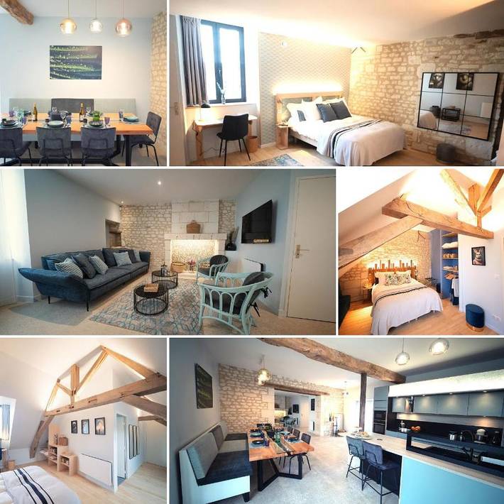 Location de vacances pour 16 personnes, avec jardin et piscine à Lémeré - 2