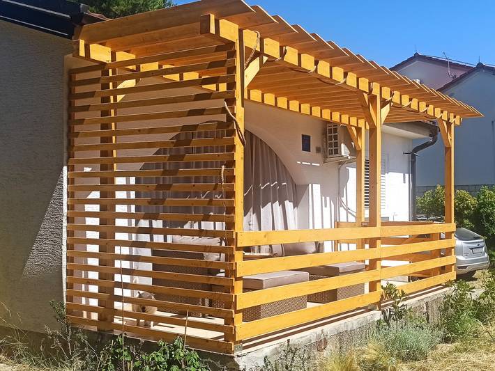 Ferienhaus für 4 Personen, mit Balkon/Terrasse in Banjol - 4