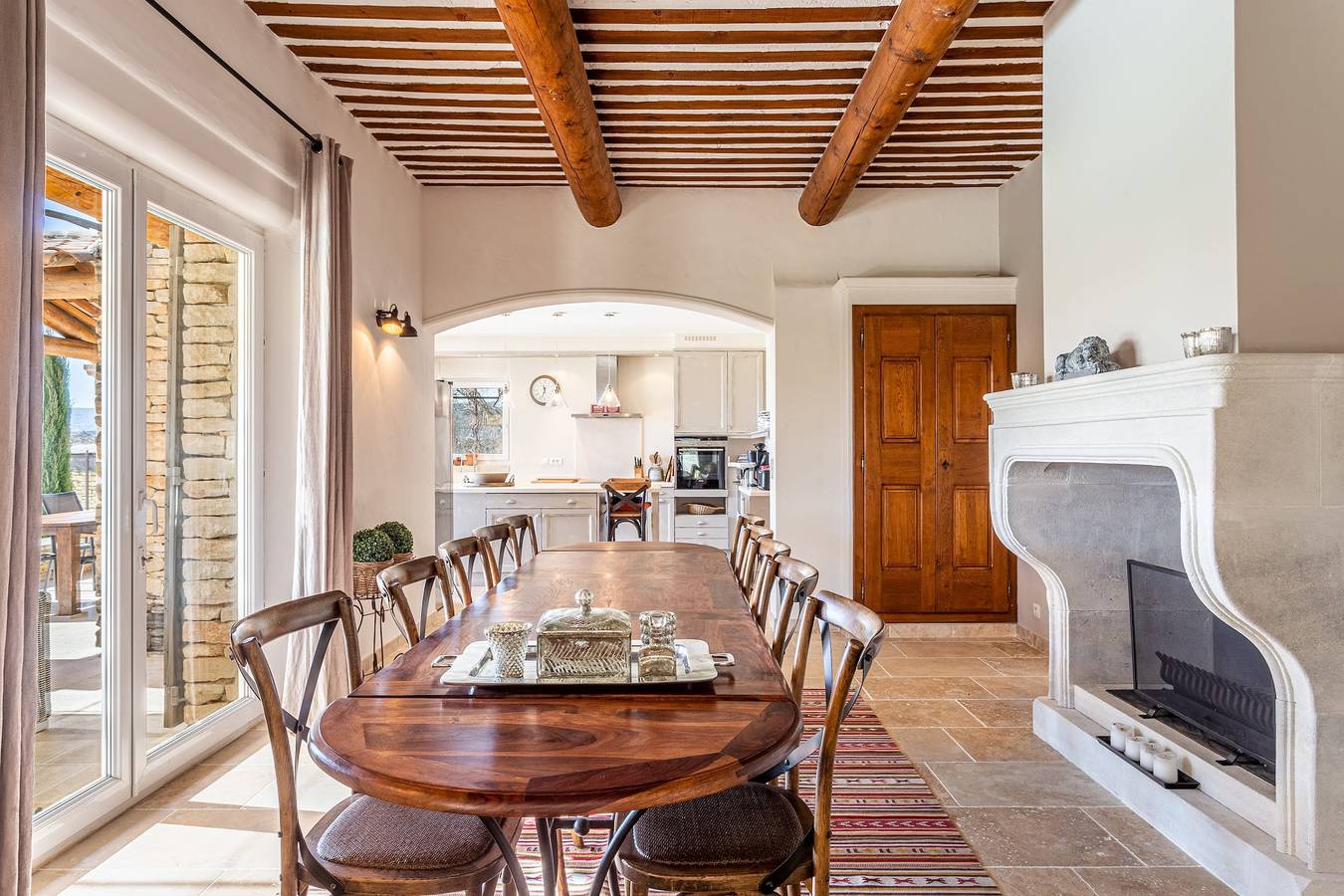 Holiday house with superb view - Le Grand Bleu in Gordes, Regionaler Naturpark Luberon