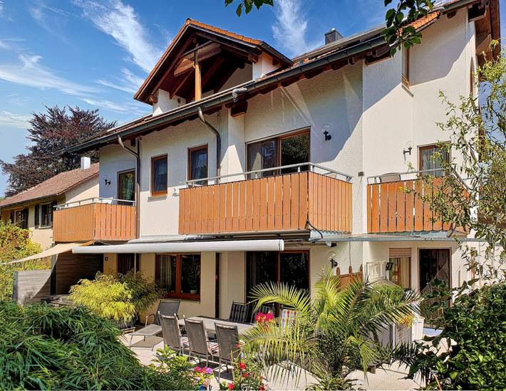 Ganze Ferienwohnung, Seehaus Aachblick - Apartment ***** Pfahlbauten2 , 1 Schlafzimmer, max. 3 Personen in Uhldingen-Mühlhofen, Region Bodensee-Oberschwaben