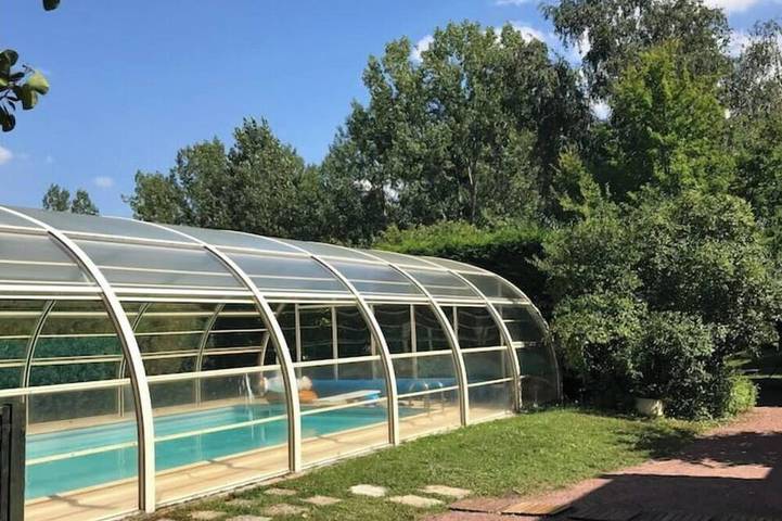 Appartement de vacances pour 4 personnes, avec piscine et jardin