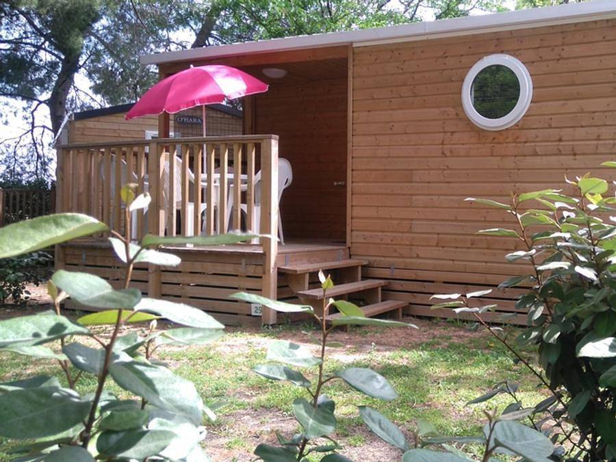 Camping les Cigales - Mobilhome 5 personas - Lodge Confort 2 habitaciones 4/5 P in Pézenas, Côte d'Améthyste