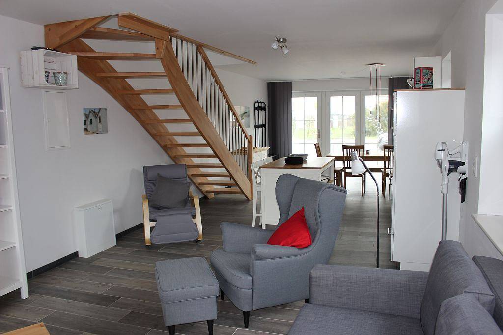 Cały apartament, Moderne Ferienwohnung Zum Stall für 4 Personen + Hund in Leybuchtpolder, Powiat Aurich