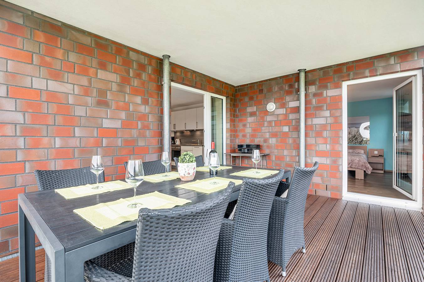 Ganze Wohnung, Apartment „Kleine Auszeit – Hohe Lith“ mit privater Terrasse, Balkon und Wlan in Duhnen, Cuxhaven