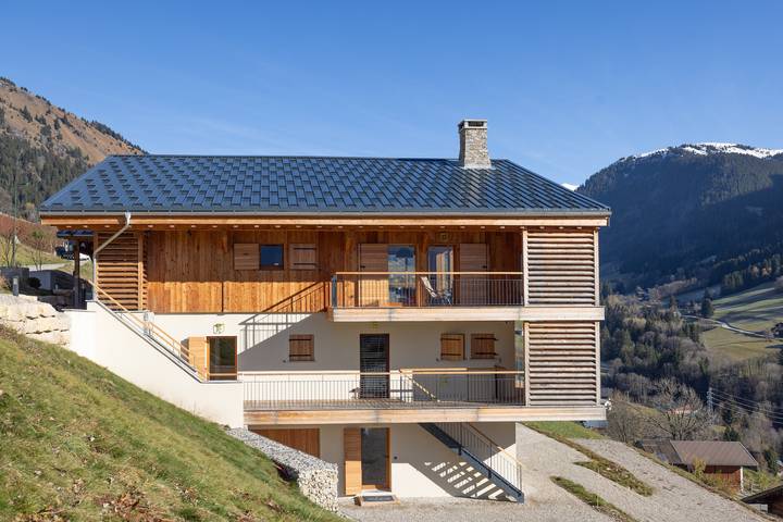 Maison pour 15 personnes, avec Balcon et Jacuzzi ainsi que Jardin et Sauna à Hauteluce