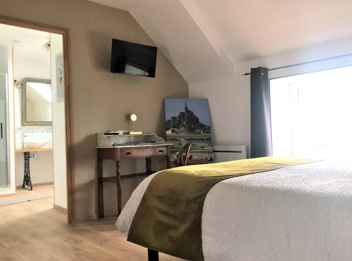 Chambre d’hôte pour 2 personnes, avec jacuzzi et jardin à Mont-Dol