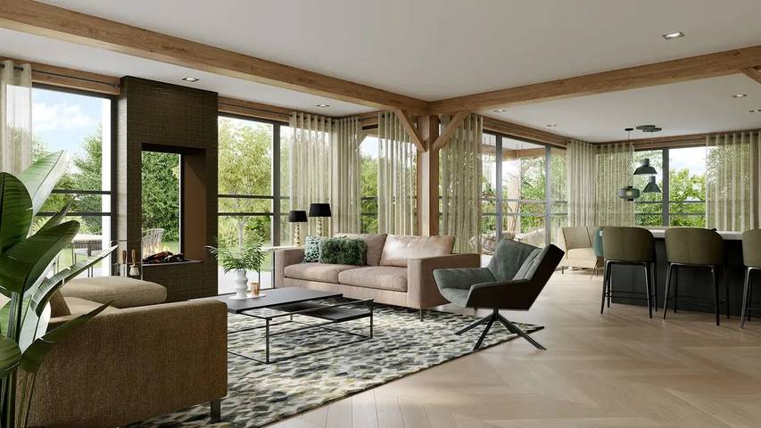 Villa für 7 Personen, mit Whirlpool und Terrasse sowie Garten und Sauna in De Cocksdorp - 3