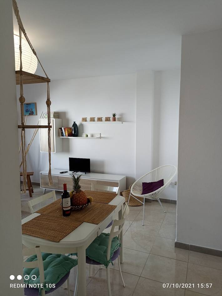 Apartamento entero, Apartamento "El Carmen 5" con vistas al mar y Wi-Fi in Playa Morro Jable, Pájara