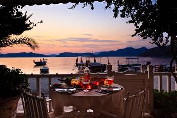 Villa pour 2 personnes, avec jardin ainsi que terrasse et vue à Marmaris