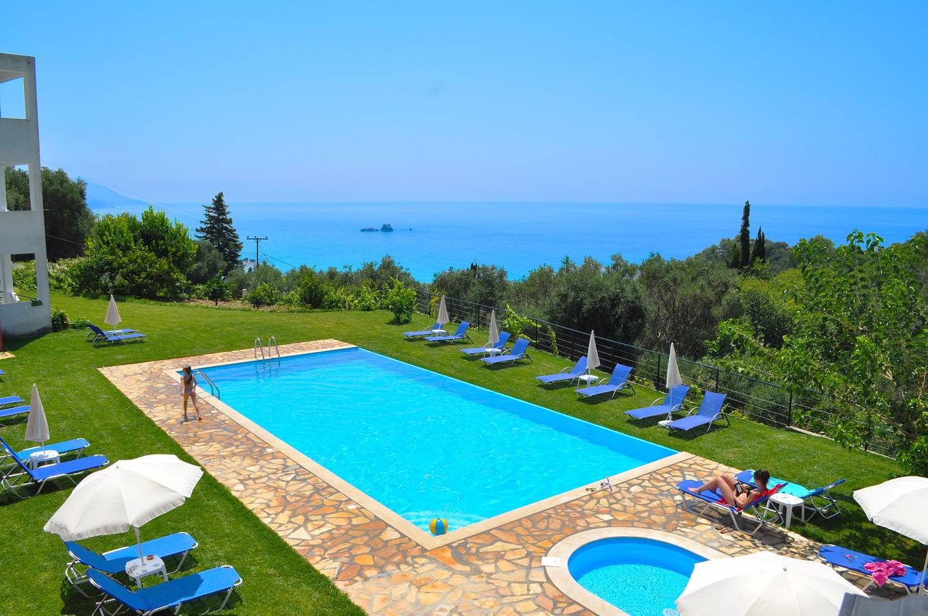Appartamento intero, Piscina Appartamenti con vista panoramica sul mare - Pelekas Beach, Corfù in Pelekas, Corfù