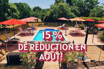 Gîte pour 4 personnes, avec piscine et jardin dans les Deux-Sèvres