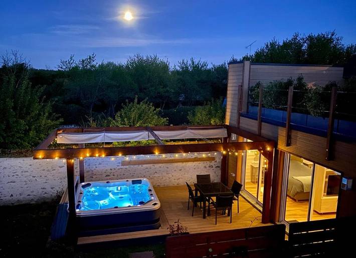 Appartement de vacances pour 4 personnes, avec Jacuzzi et Terrasse