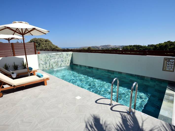 Ferienhaus für 2 Personen, mit Pool und Garten auf Rhodos - 2