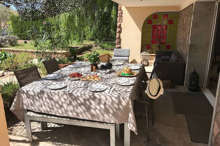 Villa pour 10 personnes, avec jardin dans Boulouris