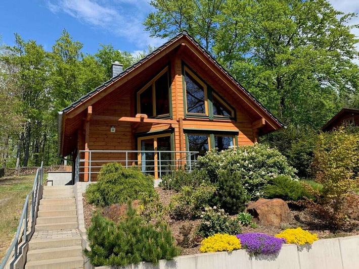 Ferienhaus für 4 Personen, mit Terrasse und Sauna in Friedrichsbrunn