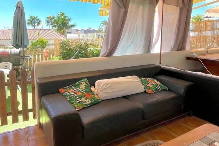 Ferienwohnung für 6 Personen, mit Terrasse und Meerblick sowie Garten und Pool, mit Haustier in Callao Salvaje - 2