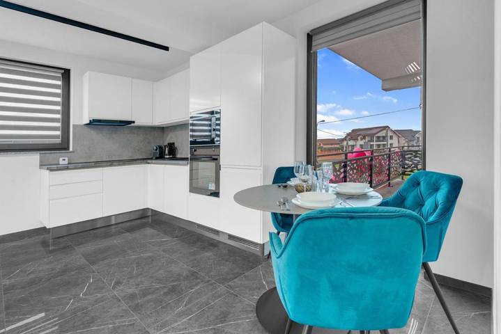 Appartement de vacances pour 4 personnes, avec Balcon ainsi que Terrasse et Vue