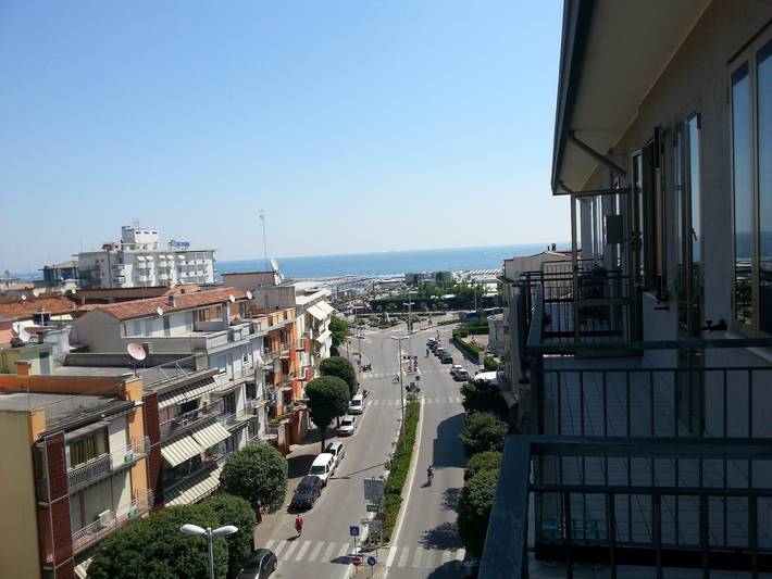 Gîte pour 4 personnes, avec balcon dans Sottomarina