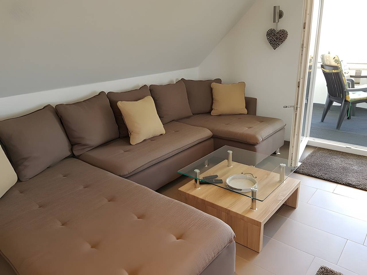 Apartamento entero, Apartamento 'Deichblick' con balcón in Groven, Eider-Treene-Sorge