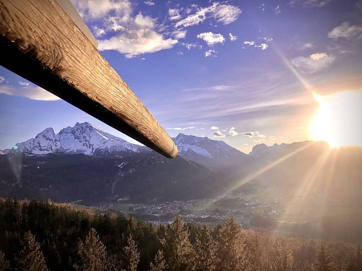Habitación para 2 personas con balcón in Berchtesgaden, Alpes de Berchtesgaden