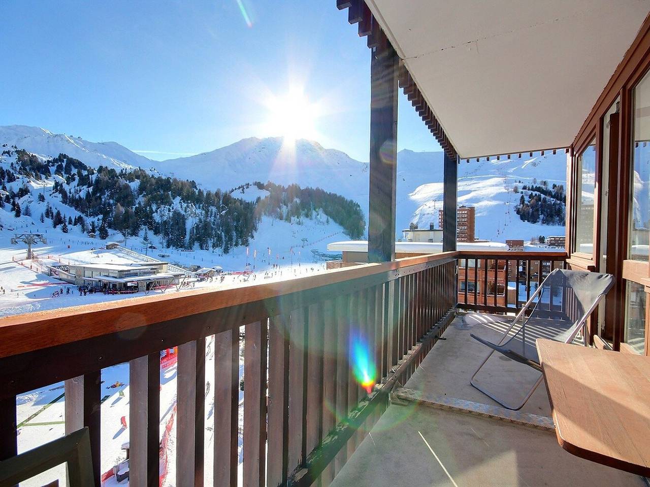 Ganze Wohnung, Wunderschöne renovierte Wohnung, Balkon, Wlan, La Plagne in Plagne Centre, La Plagne-Tarentaise