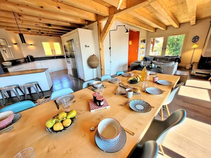 Gîte pour 12 personnes, avec Balcon et Terrasse à Les Gets