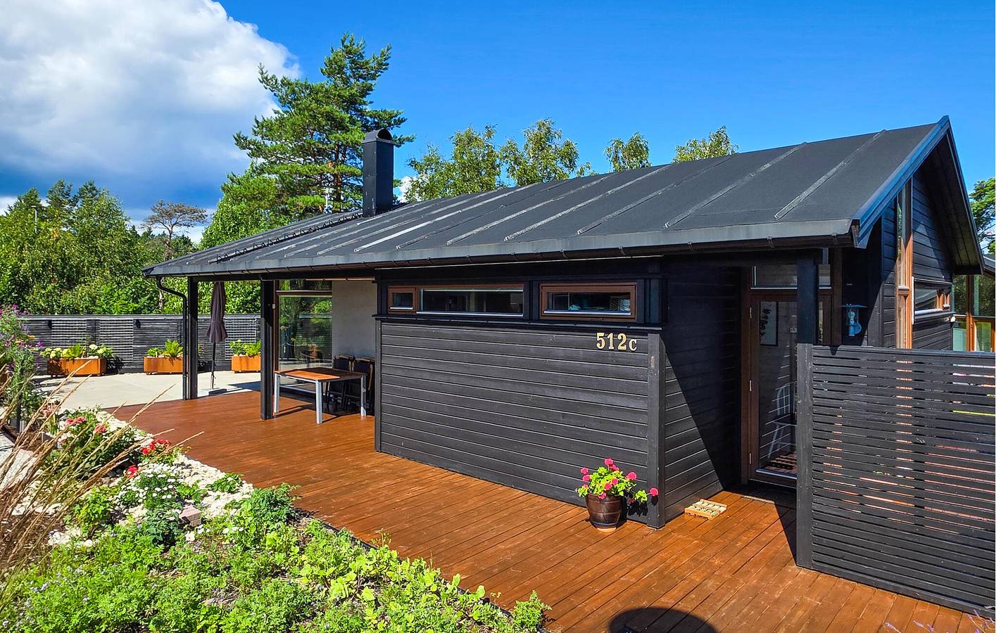 Ferienhaus für 4 Personen mit Terrasse in Rygge