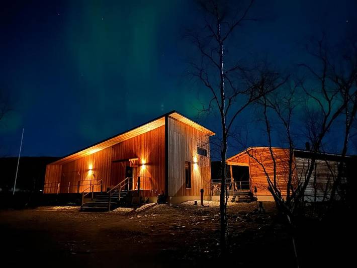 Vakantiehuis voor 8 personen, with tuin and uitzicht as well as sauna in Lapland