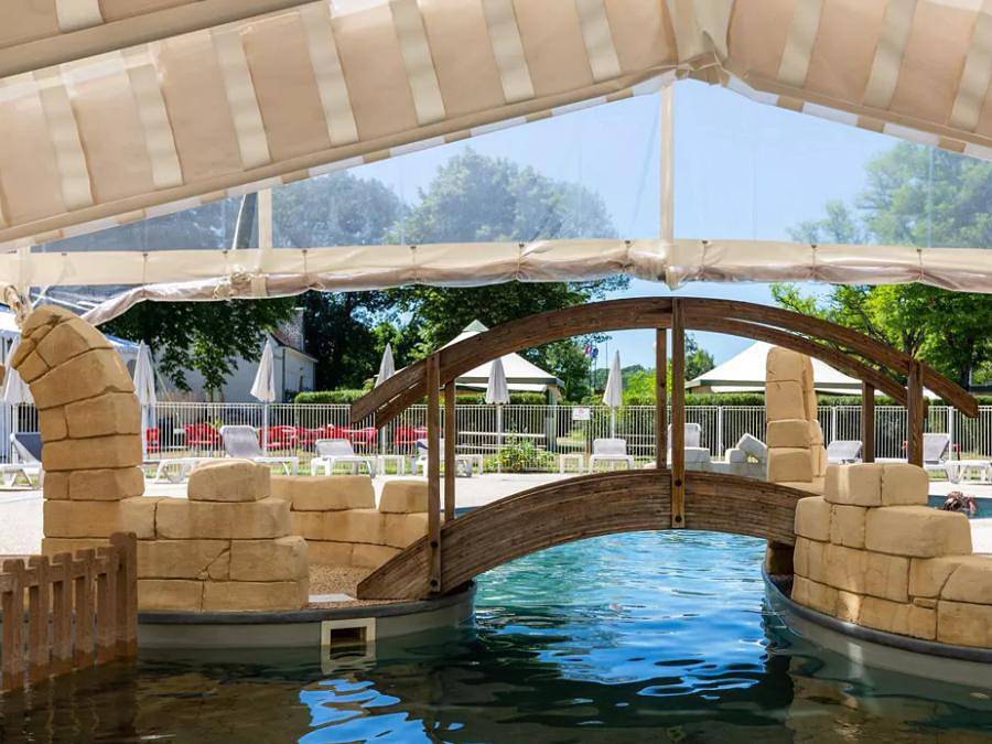 Flower Camping Les Granges - Lodge 4 personen - Amazonas-Lodge Standard 20 m2 + Terrasse in Luynes, Tours und Umgebung