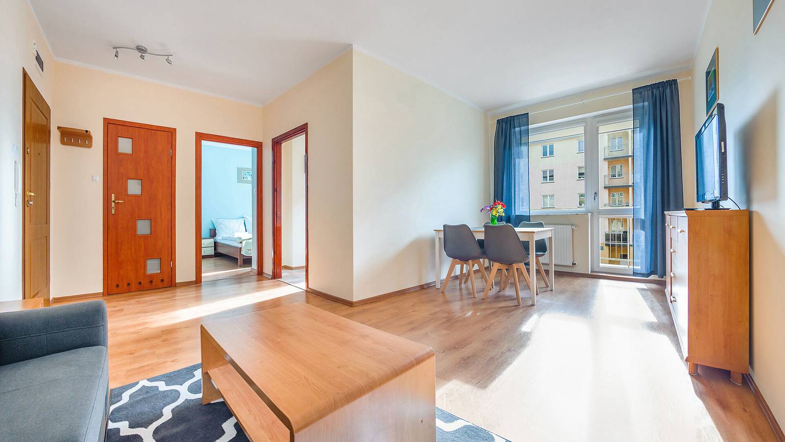 Cały apartament wypoczynkowy, Apartament wakacyjny dla 4 osób z balkon in Ustka, Morze Bałtyckie