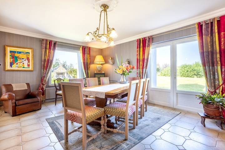 Cottage „Ty Pemorc'h“ mit privater Terrasse, Gemeinschaftsgarten und Wlan in Kerlaz, Châteaulin und Umgebung