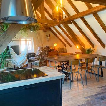 Gîte pour 6 personnes, avec terrasse dans Fessenheim-le-Bas