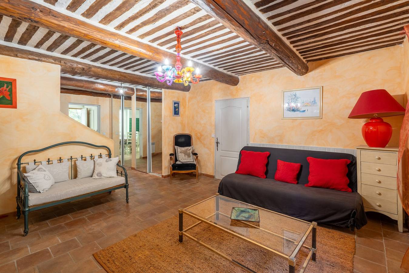 Gîte Le Bananier – Für 6 Personen im Herzen des Weinguts La Fermonde in Jonquières, Vaucluse