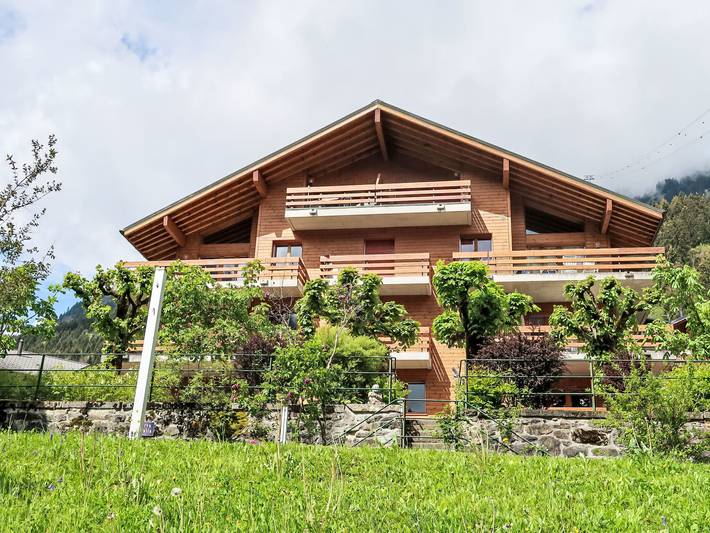 Location de vacances pour 4 personnes, avec Balcon ainsi que Jardin et Vue dans Portes du Soleil