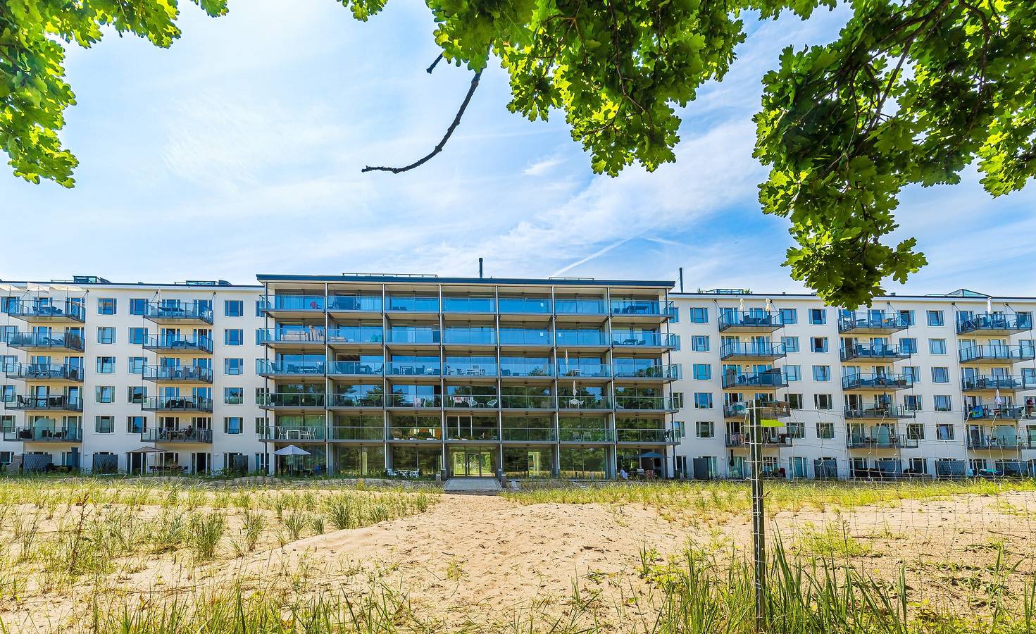 Ganze Wohnung, Ferienwohnung 'Lütt Oskar' mit Meerblick, Balkon und Wi-Fi in Strand Prora, Binz