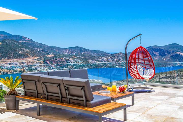 Villa für 10 Personen mit Balkon in Kaş, Provinz Antalya